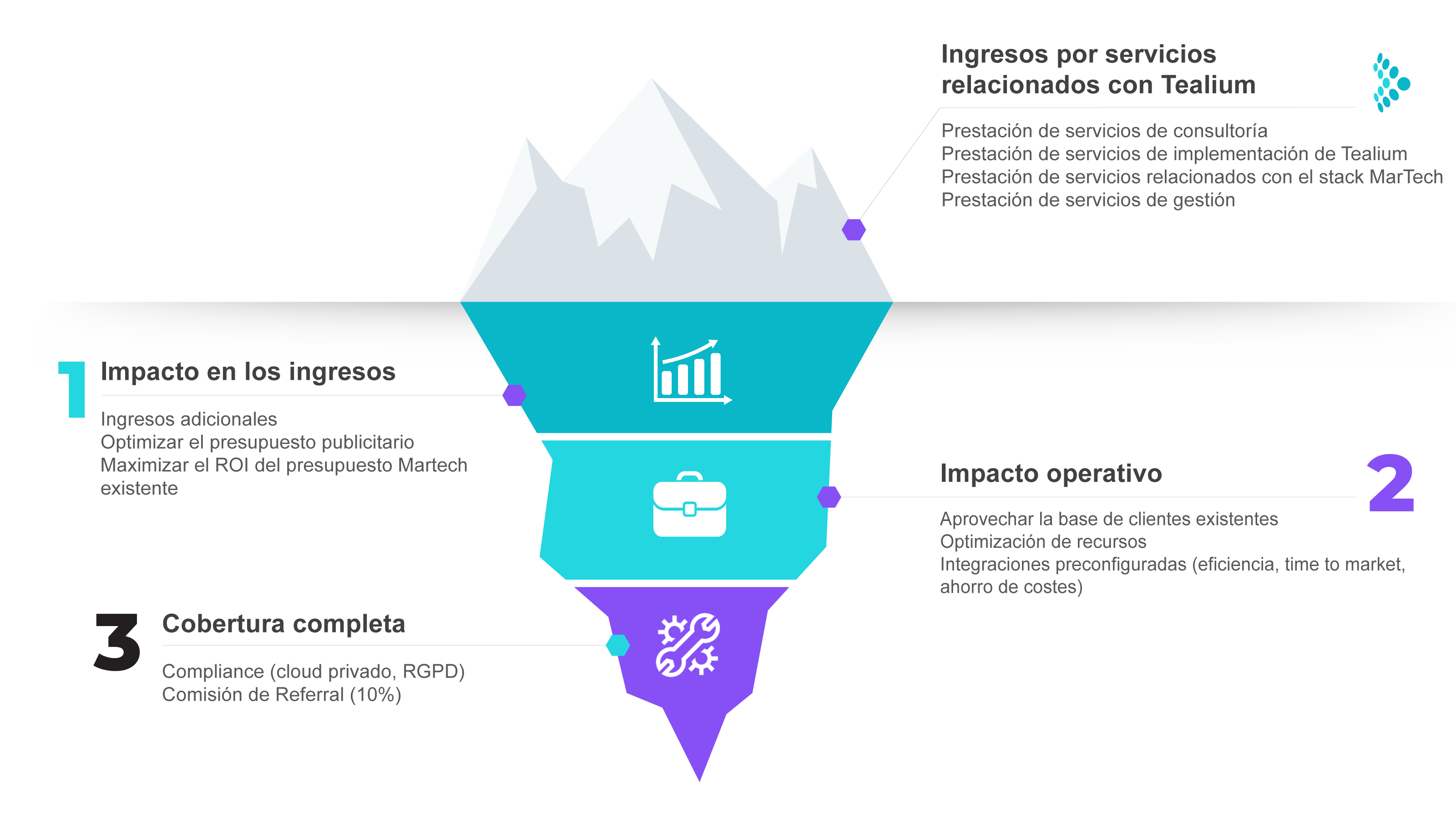 partner-iceberg-graphic-es-1 Desarrollar su negocio alrededor de Tealium